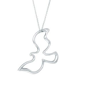 Auth Tiffany & Co Paloma Picasso Dove Necklace